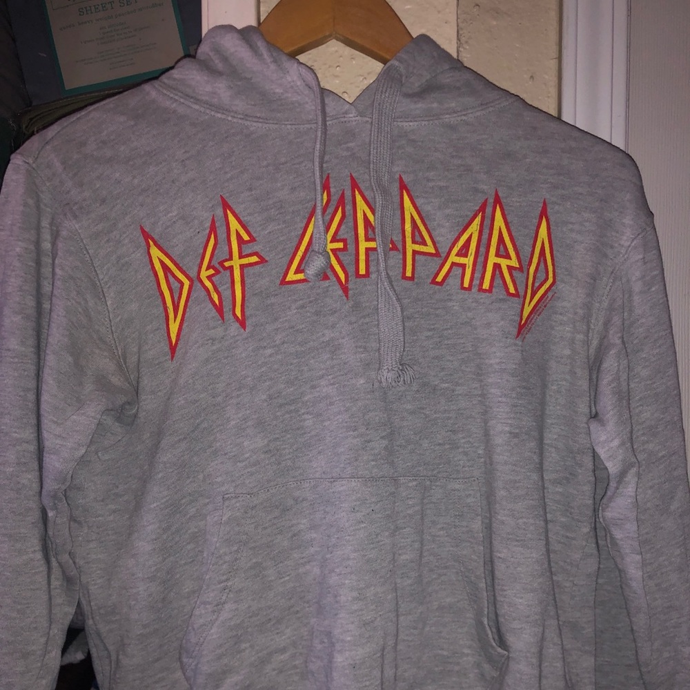 Def Leppard Grey Forever 21 Hoodie